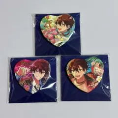 あんスタ 守沢千秋 傾心 ハート 缶バッジ 中国 海外 オフライン 3点セット