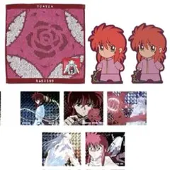 一番くじ 幽遊白書 G賞H賞I賞 フレークプリズムステッカー ラバースタンド蔵馬