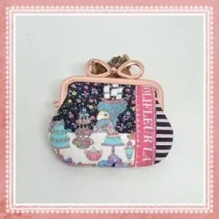 ハンドメイドがま口ミニポーチ☆yukiemonTOYナイトボックス♧レッド