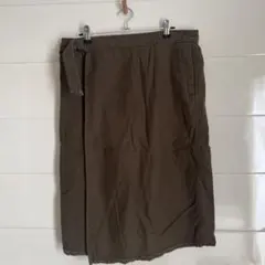 ラップスカート カーキ 膝丈のサムネイル