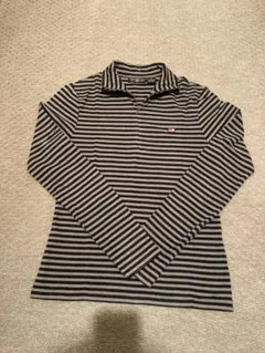 Polo Jeans Co. RalphLaurenボーダー長袖ジップTシャツ