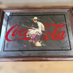 Coca-Cola 大型パブミラー ヴィンテージ レトロ広告 - メルカリ