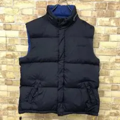 【希少品！　ノーティカ】リバーシブルダウンベスト　XXL ドローコード　ネイビー