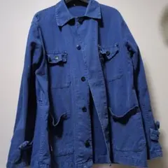 古着　ユーロワークジャケット　ボロ