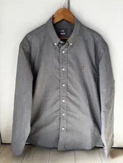 THE NORTH FACE ロングスリーブヒムリッジシャツ グレー メンズ M