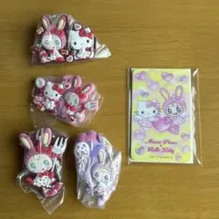 メゾピアノ キティ ガチャ ハローキティ カプセル　ラバーマスコット　ミラー