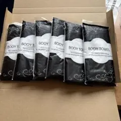 ボディタオル　使い捨て　アメニティグッズ　6枚セット　新品未開封品