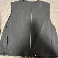 chocol raffine robe ジップアップベスト ブラック セール