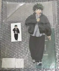 ヒロアカ　ベースヤードトーキョー　アクリル メガフィギュア 緑谷出久　特典付