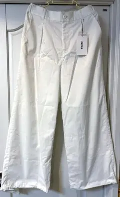 zucca ズッカ　ワイドパンツ ホワイト M〜L
