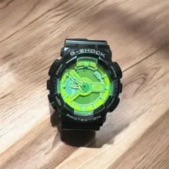 G-SHOCK GA-110B ブラック/グリーン