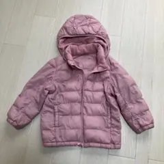 ユニクロ　ピンク 中綿コート 100cm