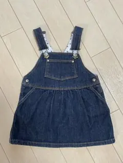 プチバトー　デニム　ジャンスカ