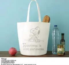 新品未使用）スヌーピー バケツ型トートバッグ （付録 InRed）