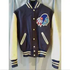 Holloway カレッジジャケット ネイビー/ホワイト