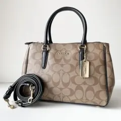 【ほぼ新品】COACH 2way ハンドバッグ ミニ サリー キャリーオール