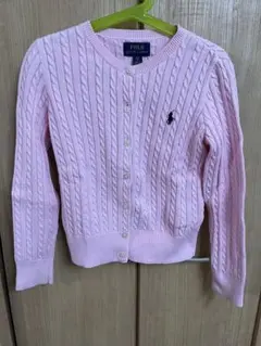 POLO RALPH LAUREN ピンク カーディガン S/P (7)