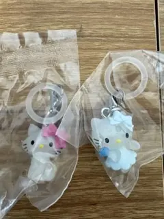 【2種セット】天使 ＆ チャーミーキティ めじるしアクセサリー 未開封