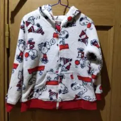 ピーナッツ　スヌーピーのふわふわパーカー　サイズ110　(m331)