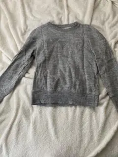 UNIQLO グレー クルーネック スウェット