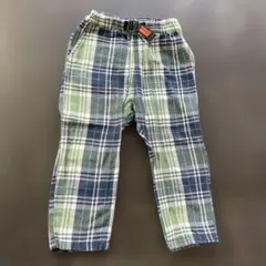 BREEZE チェック柄 ロングパンツ 110cmサイズ