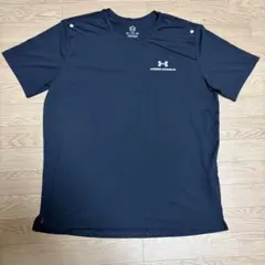 アンダーアーマー Tシャツ 黒 XXL メンズ RUSH tee トレーニング