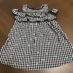 mezzo piano ギンガムチェック ワンピース 100cmのサムネイル