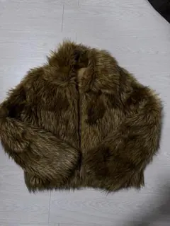 ファージャケット ブラウン