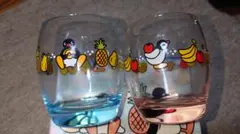 1990年代頃のミスタードーナツの非売品　Pingu グラスセット 2個