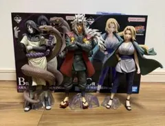 一番くじ　NARUTO伝説の三忍　自来也　大蛇丸　綱手　フィギュア