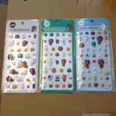 LINE FRIENDS ラインフレンズ　ぷくぷくシール　ステッカー