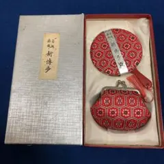 博多織　手鏡&ミニがま口