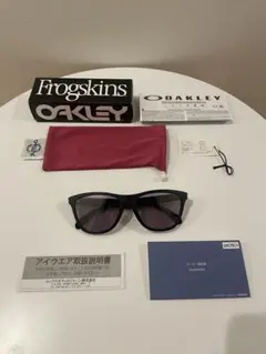 OAKLEY Frogskins サングラス ブラック009245-06 - メルカリ