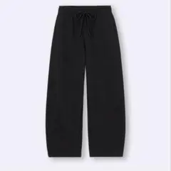 ジーユー スウェットバレルレッグパンツ XS