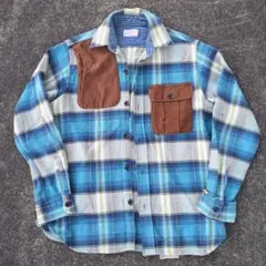 シュガーケーン 東洋 ハンティングシャツ チェック柄ネルシャツ
