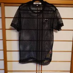 COMME des GARÇONS PLAY メッシュTシャツ S ブラック - メルカリ