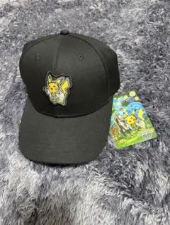 Pokémon GO ピカチュウ キャップ 帽子 ブラック