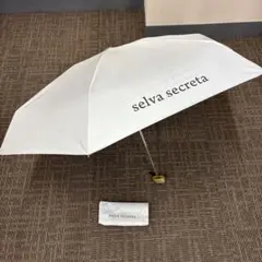 新品 selva secreta　SPF50＋晴雨兼用日傘 オフホワイトのサムネイル