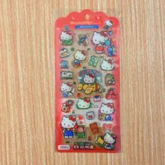 【新品】サンリオのハローキティ ドロップジェリーシール（ぷっくりシール）