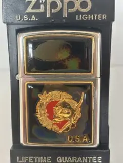 新品ビンテージ ZIPPO 天狗ブラスー貼り 1994年型 - メルカリ