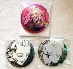 匿名配送 東京リベンジャーズ 三途春千夜 マットメタリック缶バッジ