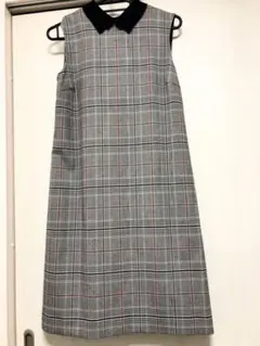 【美品】ワンピース　チェック　2way キャバクラ　結婚式　二次会　パーティー