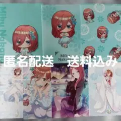 【五等分の花嫁】中野三玖グッズ7点セット　イラストボード　クリアファイル一番くじ
