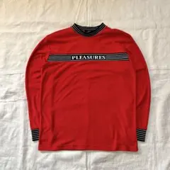 PLEASURES パイル ロンT 赤 M ストリート 90s archiveのサムネイル