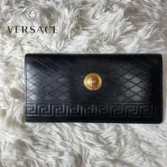 VERSACE メデューサ 二つ折り財布 ブラック - メルカリ
