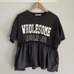 Cutie Blonde 裾フリル切り替えTシャツのサムネイル