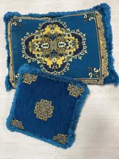 最終出品 フランスアンティーク 希少素材 リメイク ミニクッション