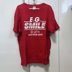 E-girls E.G.SMILE LIVE TOUR 2016 半袖Tシャツ