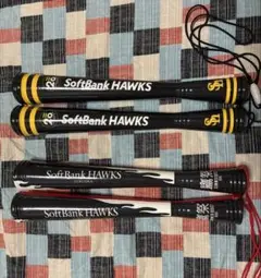SoftBank HAWKS 応援バット 2セット