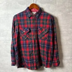 Penfield 80s ヴィンテージ CPOシャツ 韓国製 裏地付 XL 赤緑